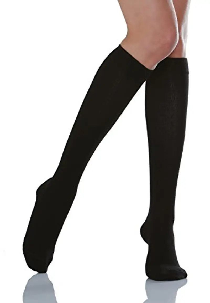 Relaxsan 820 (Nero 4-L) Calzini Unisex cotone compressione graduata 18 miniatura 3