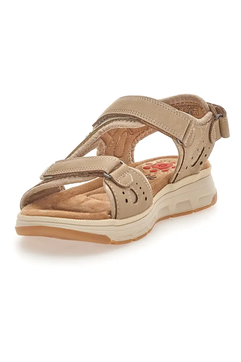 Sandali beige con strappi Relife 68872570701 [BEIGE] miniatura 3