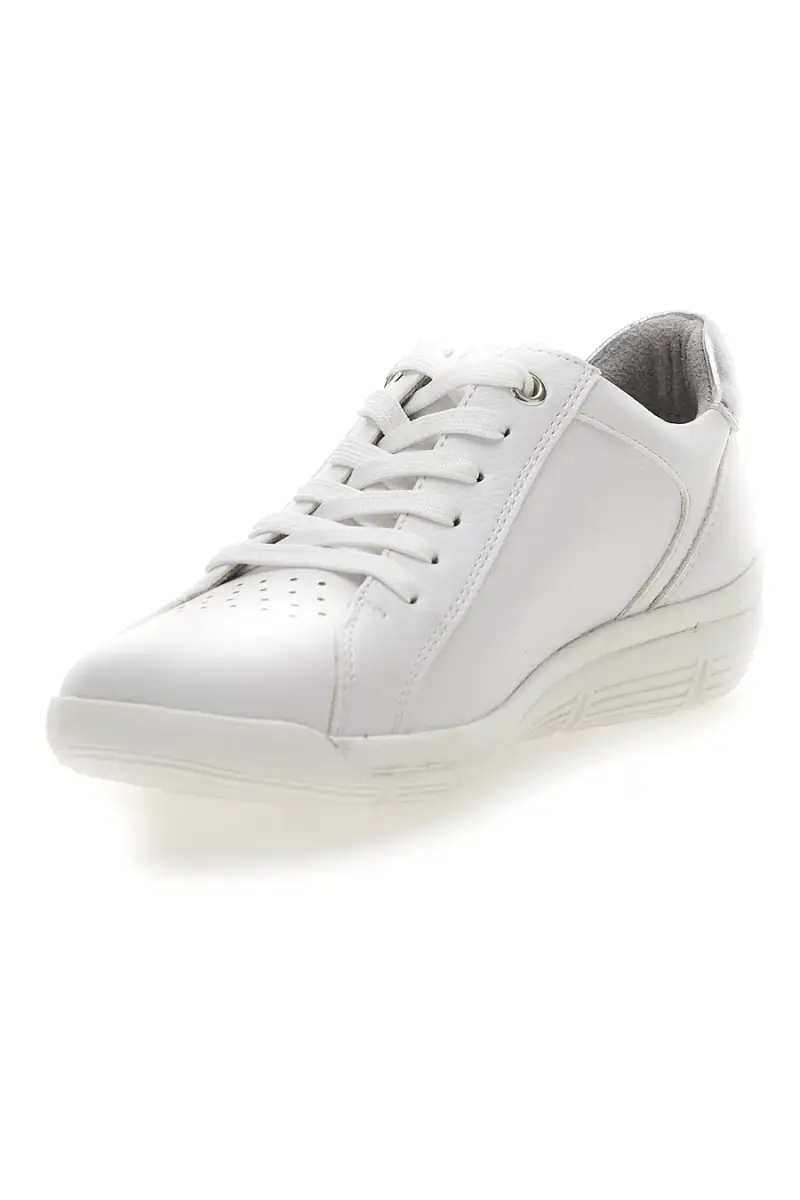 Sneaker da donna bianca traforata Relife 67172470307F [BIANCO] miniatura 3