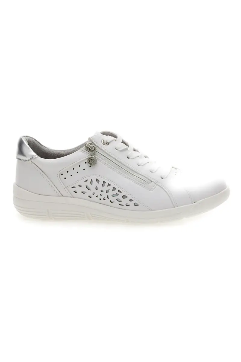 Sneaker da donna bianca traforata Relife 67172470307F [BIANCO]