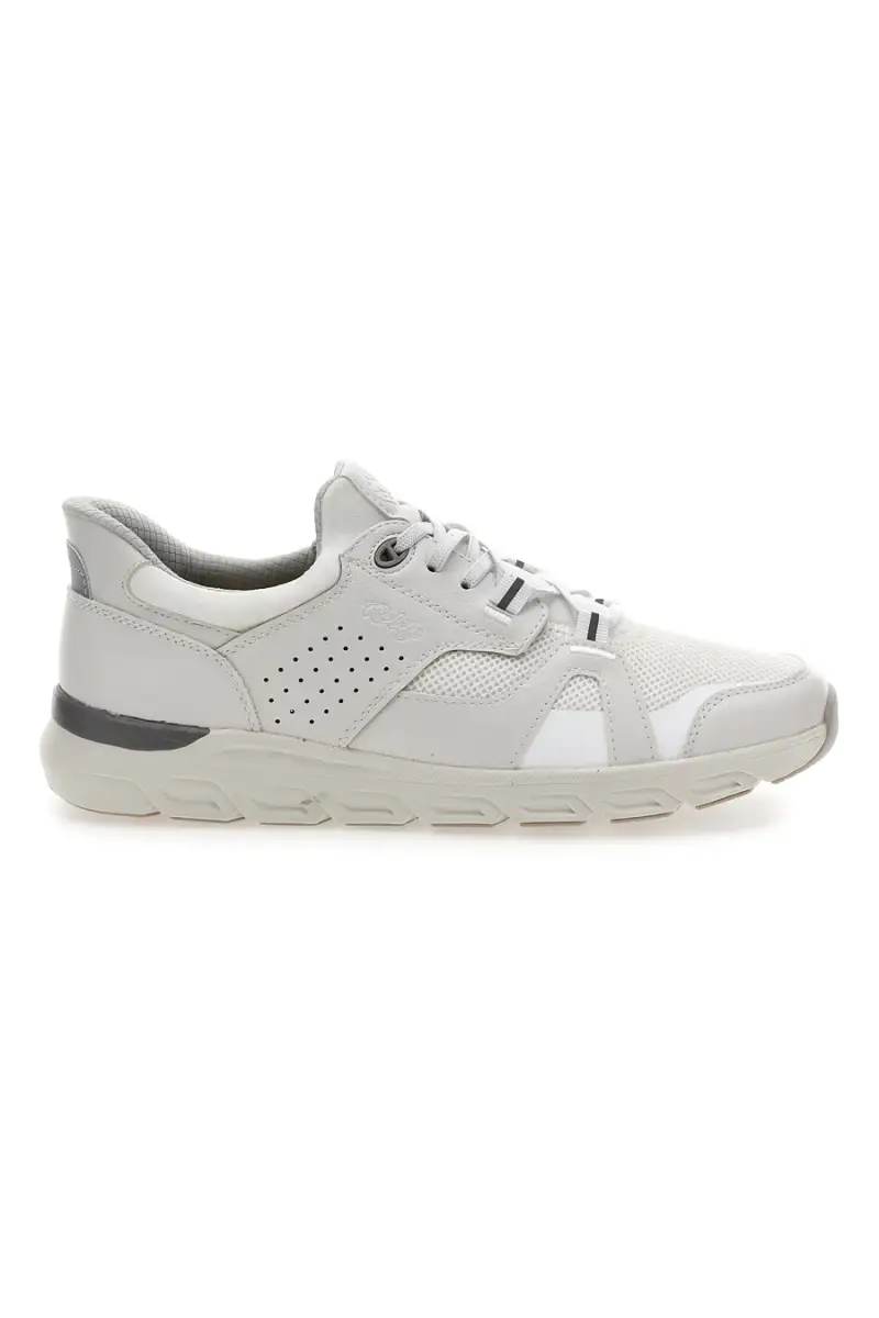 Sneaker da uomo bianca con inserti a contrasto Relife 68882372106EF [BIANCO]