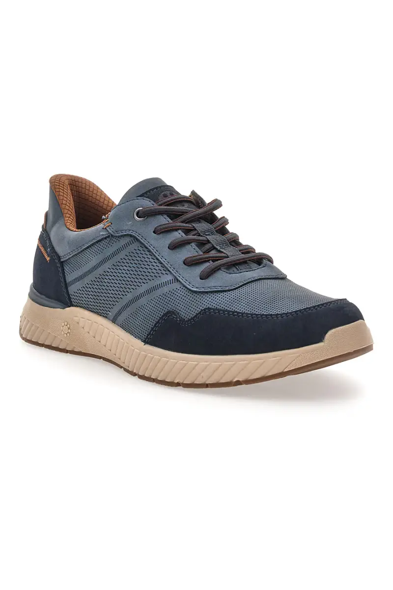 Sneaker da uomo blu con inserti a contrasto Relife 68882572103E [NAVY] miniatura 2