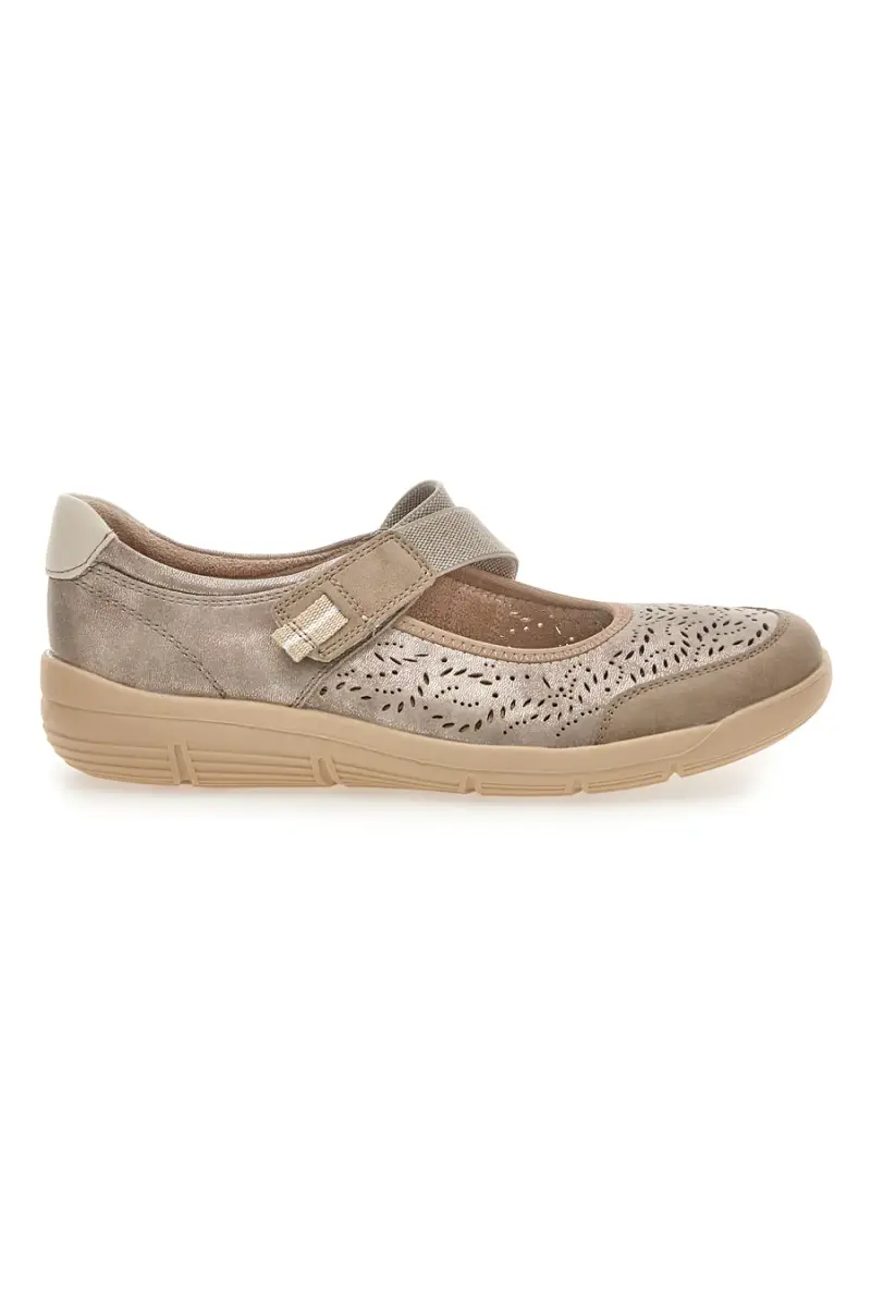 Sneakers beige con strappo Relife 67172470301F [TAUPE]