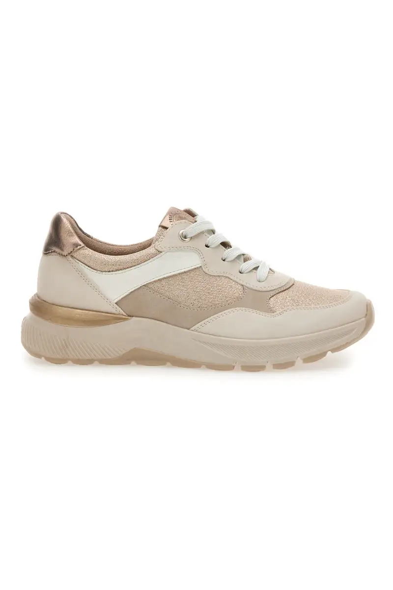 Sneakers beige con zeppa Relife 67172580701 [CREAM]