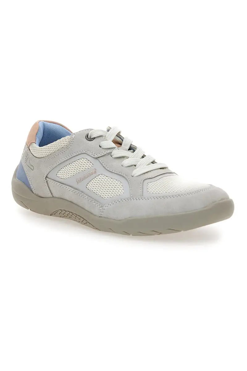Sneakers grigie con lacci Relife 68872570206 [GRIGIO CHIARO] miniatura 2