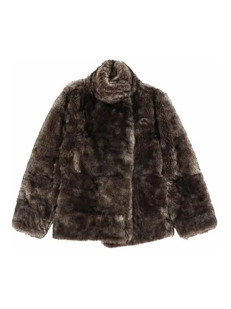 Giacca in lapin Nero