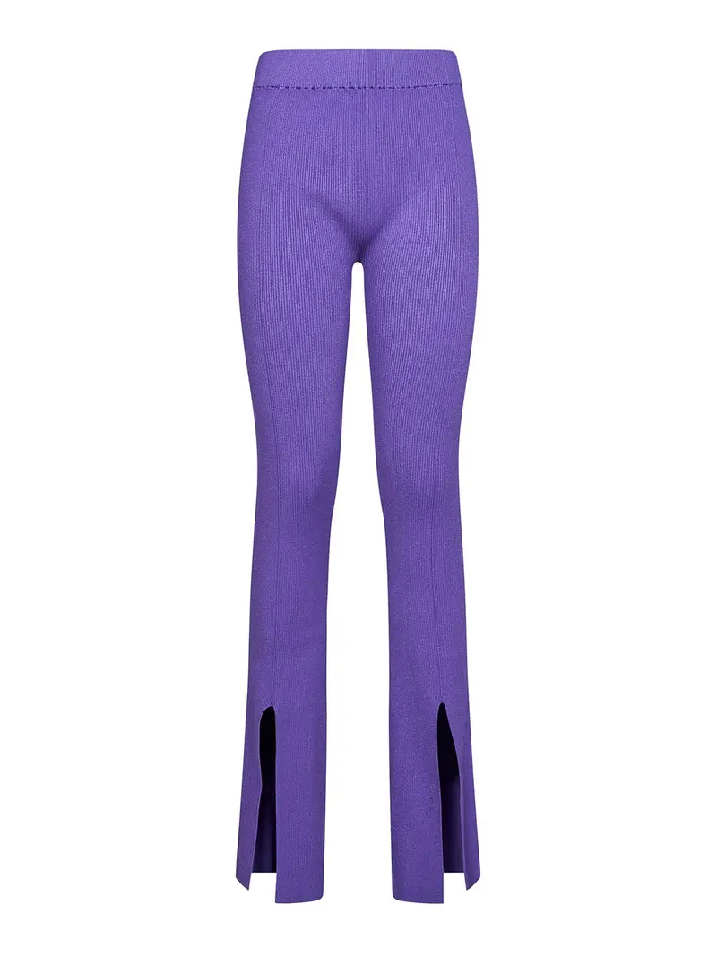 Pantalone stile legg Viola