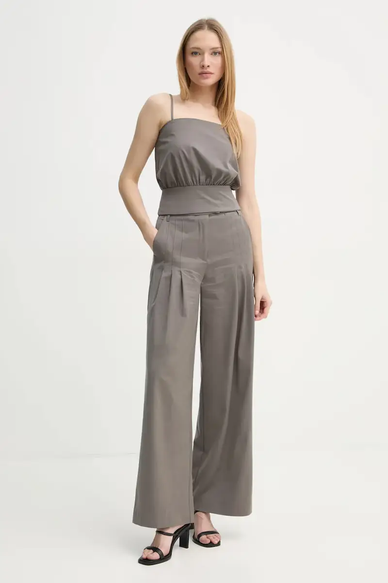 camicetta con aggiunta di lana colore marrone 5023241012 miniatura 2