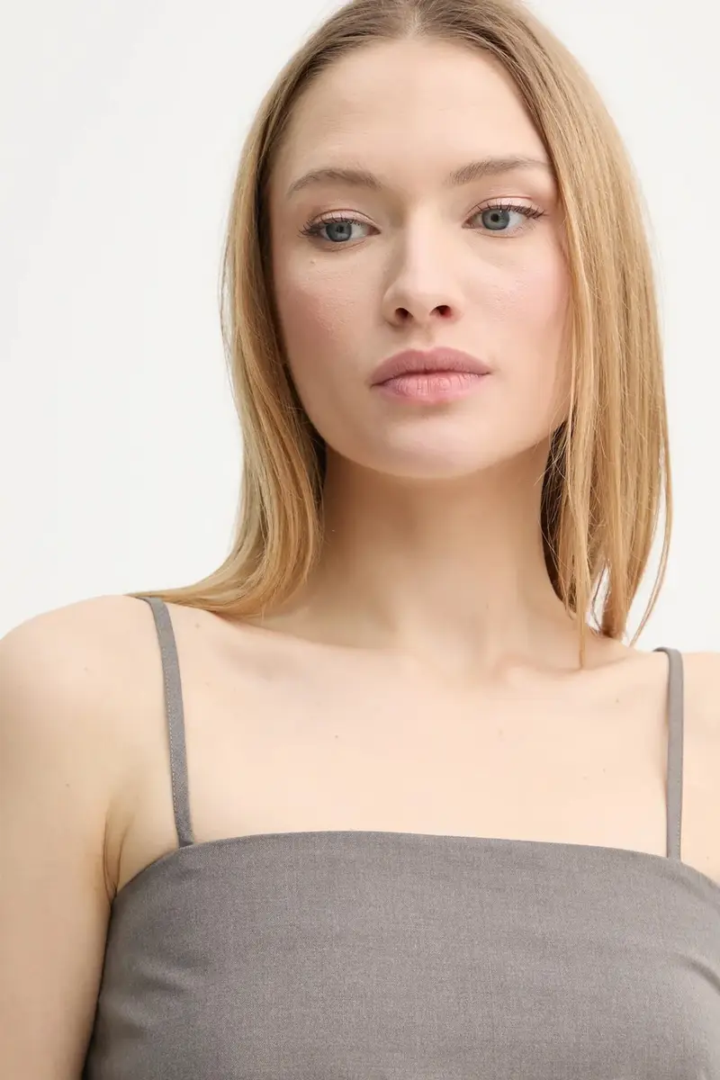 camicetta con aggiunta di lana colore marrone 5023241012 miniatura 4