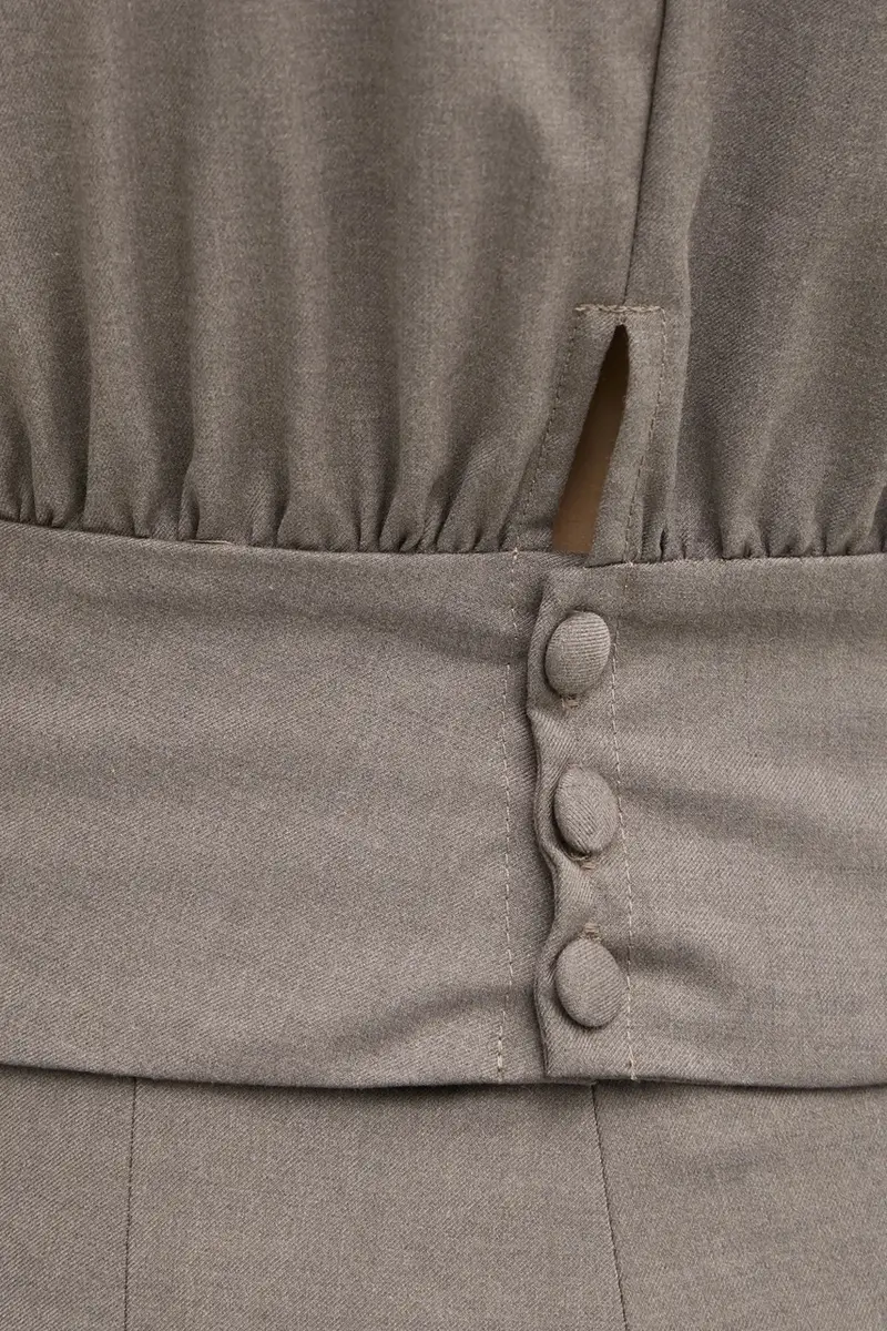 camicetta con aggiunta di lana colore marrone 5023241012 miniatura 5