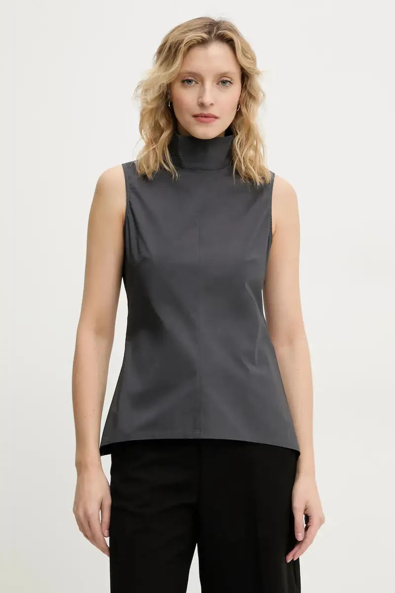 camicetta donna colore grigio 502555847