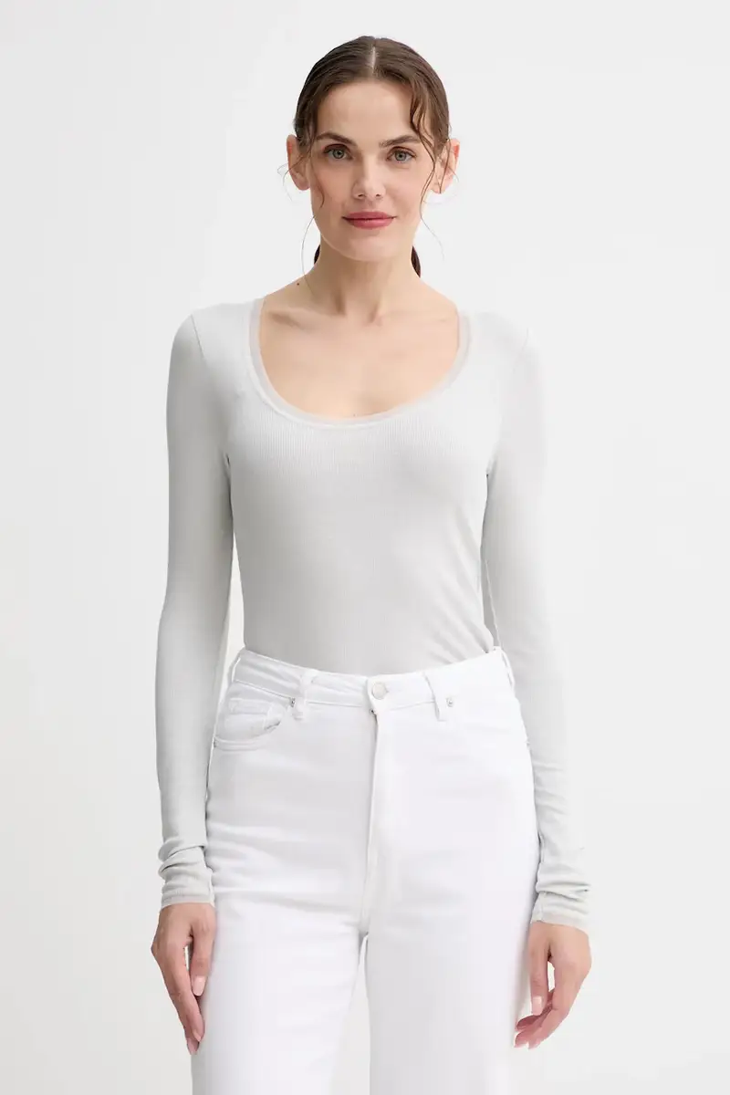 camicia a maniche lunghe colore grigio 5024621210