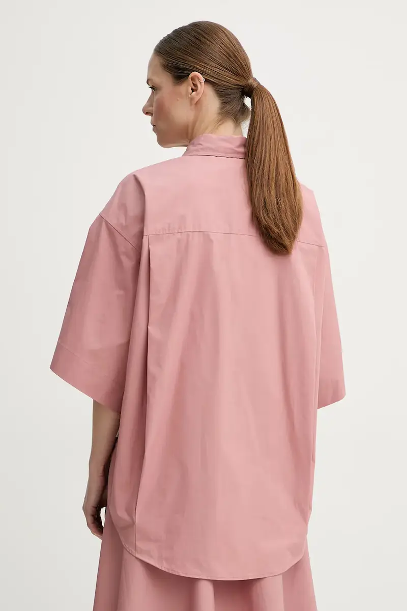 camicia in cotone donna colore arancione 502492150 miniatura 3