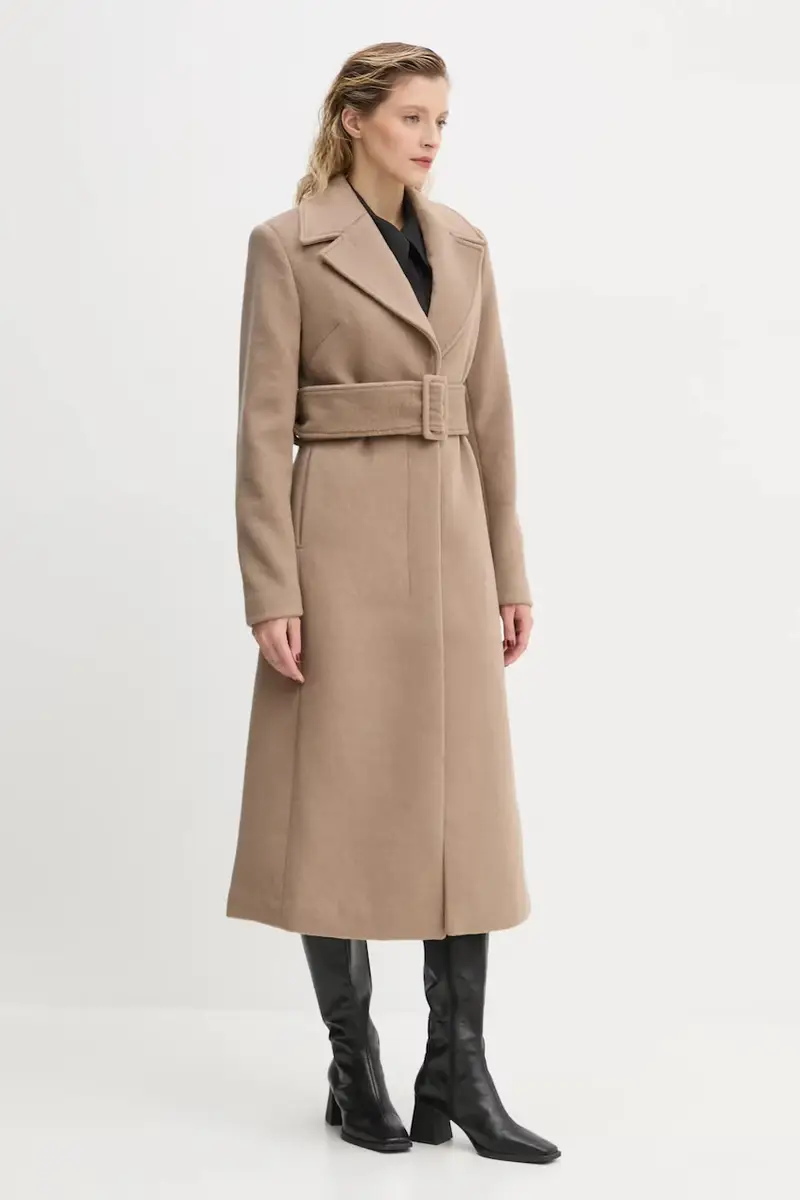 cappotto in lana 0 colore beige 502089