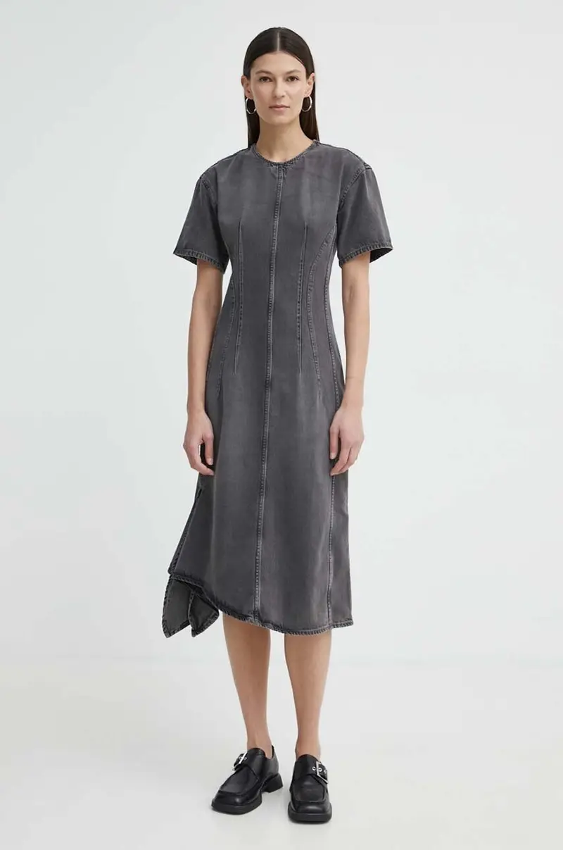 vestito di jeans colore nero