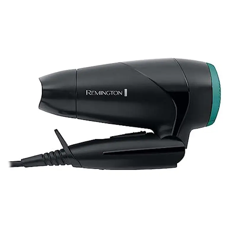 Remington Asciugacapelli 2000W - Pieghevole e Potente - Asciugacapelli da Viaggio, Bacchetta e Diffusore per styling, 2 livelli di riscaldamento e ventola, On The Go D1500 miniatura 3