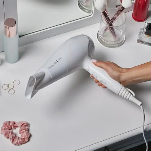 Remington Asciugacapelli 2200W - Anello in ceramica Ionic Care per una ottima distribuzione del calore - 3 livelli di miniatura 3