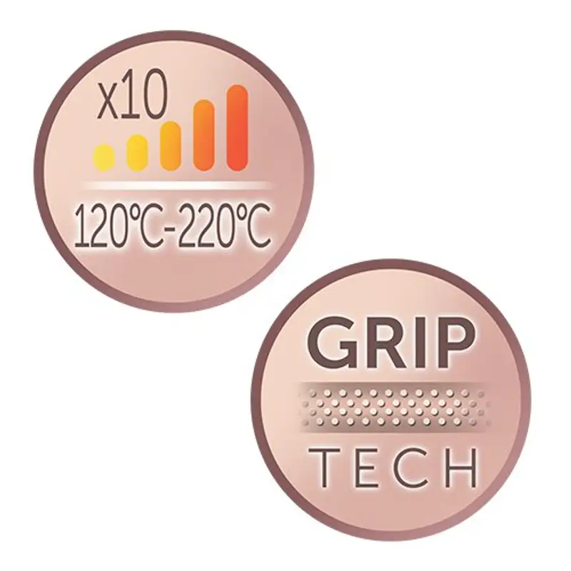 Remington Ferro Arricciacapelli - Per ricci grandi e onde 25-38 mm - Tecnologia OPTIheat: Acconciature più durature; Rivestimento ceramico Grip-Tech, Display LCD 120-210°C, PROluxe Digital CI91X1 miniatura 3