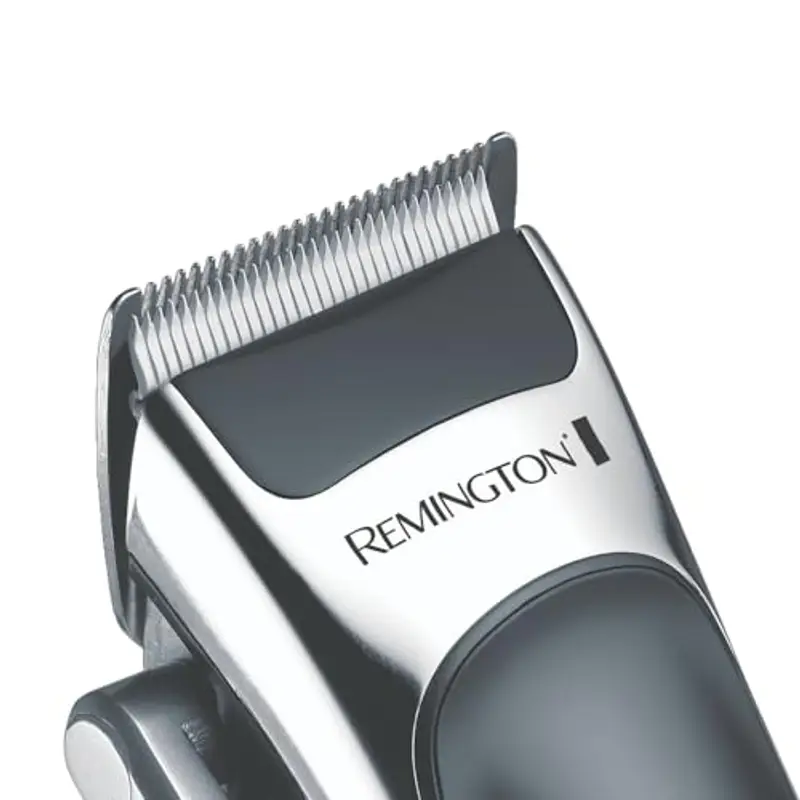 Remington Set Tagliacapelli - Lame autoaffilanti rivestite in ceramica - 8 pettini accessori + custodia professionale e altri accessori, funzionamento a rete-batteria, litio, Tagliacapelli, HC363C miniatura 2