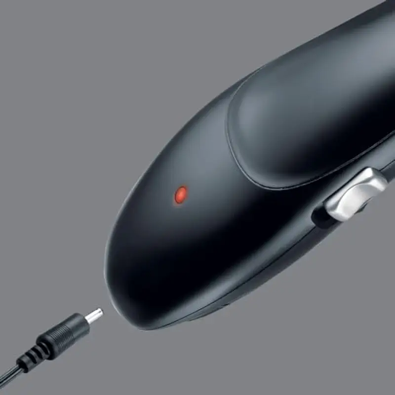 Remington Set Tagliacapelli - Lame autoaffilanti rivestite in ceramica - 8 pettini accessori + custodia professionale e altri accessori, funzionamento a rete-batteria, litio, Tagliacapelli, HC363C miniatura 3