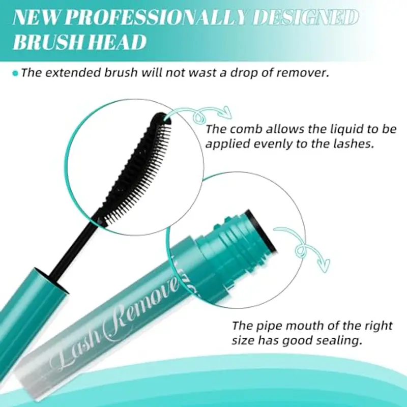 Remover per ciglia Remover per ciglia Remover per colla per ciglia non irritante Remover per ciglia delicato e delicato miniatura 2