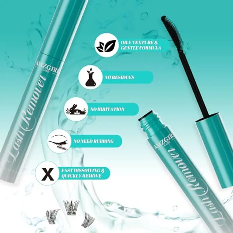 Remover per ciglia Remover per ciglia Remover per colla per ciglia non irritante Remover per ciglia delicato e delicato miniatura 3