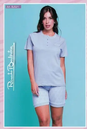 Pigiama donna corto in jersey di cotone Renato Balestra BJ521