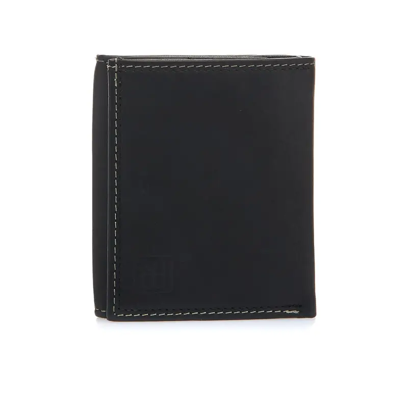 Portafoglio uomo grigio con porta carte interno