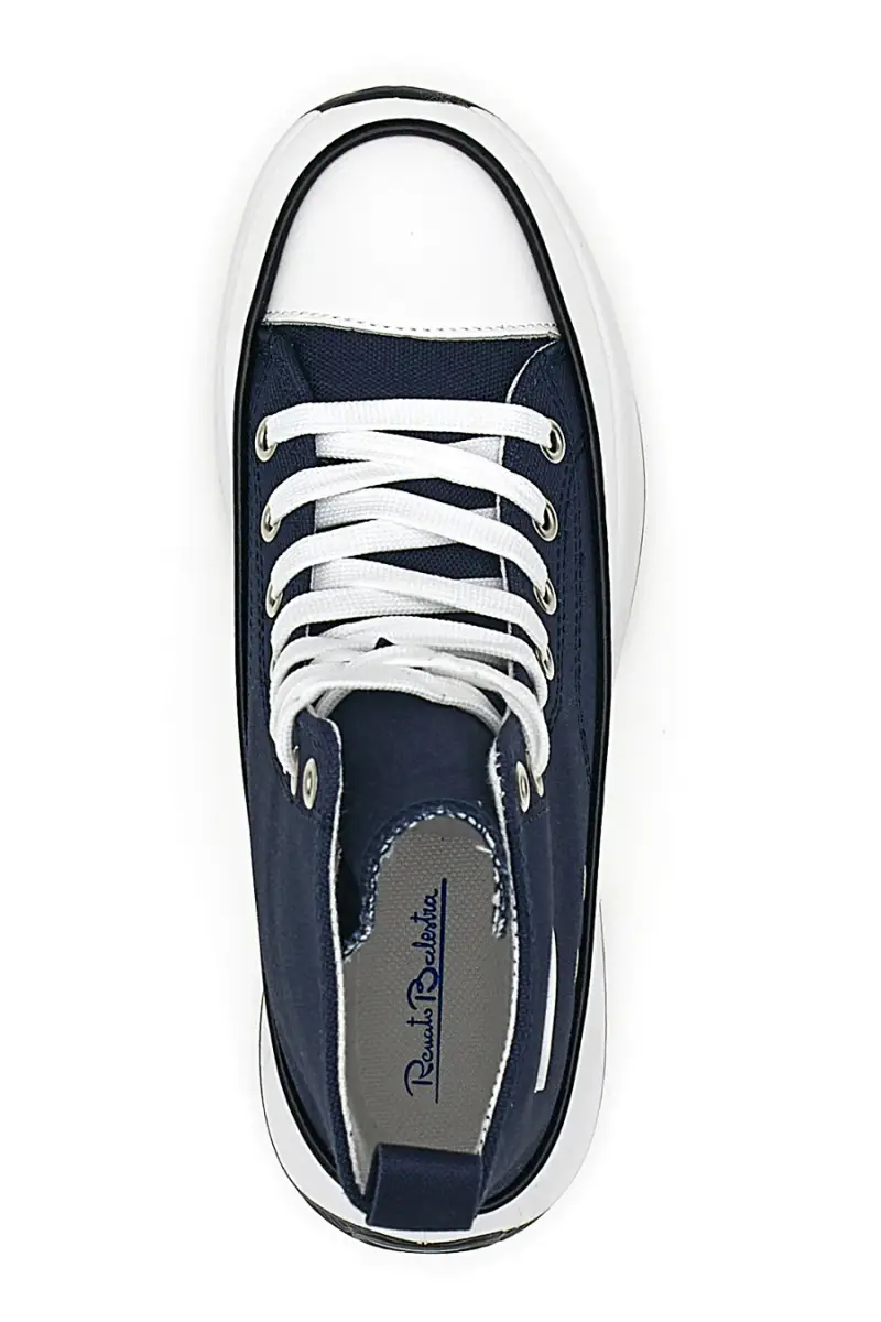 Sneakers con Zeppa Interna Renato Balestra 55602 Nere [NAVY] miniatura 3