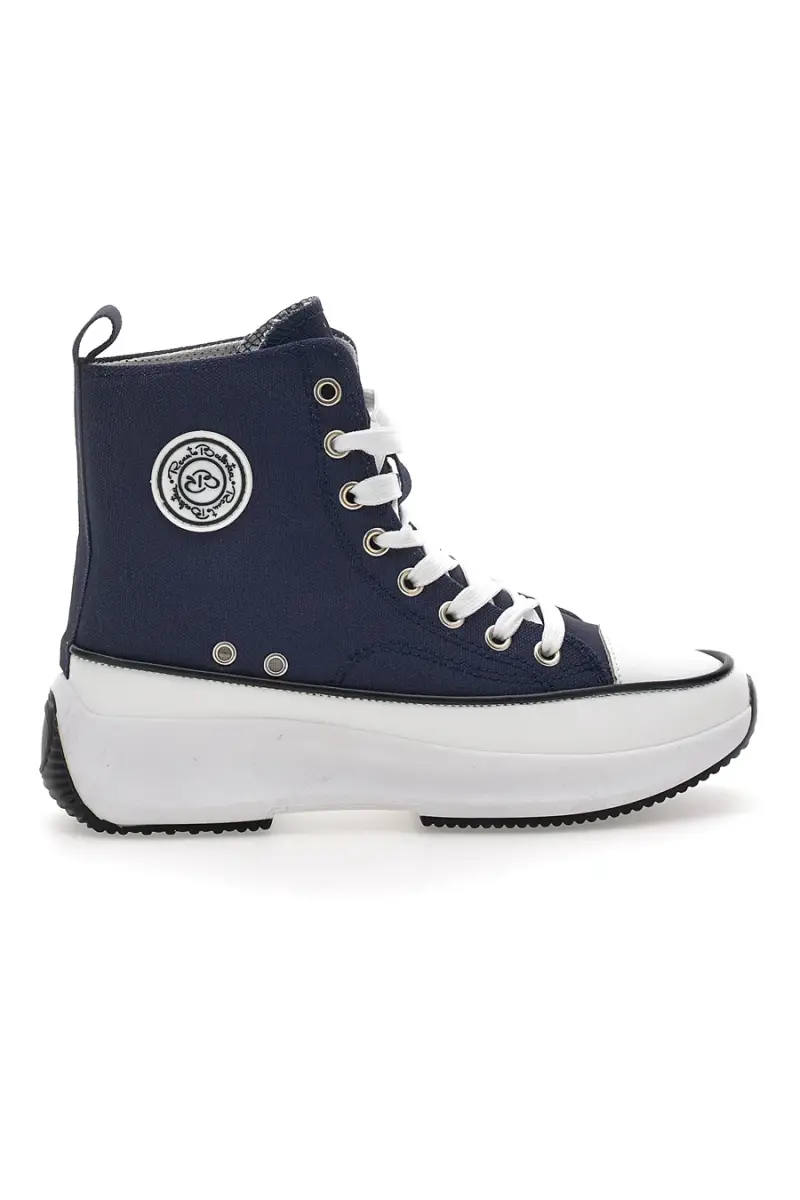 Sneakers con Zeppa Interna Renato Balestra 55602 Nere [NAVY]