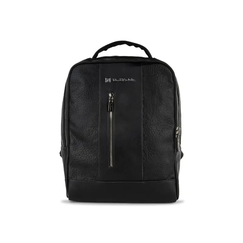 Zainetto nero da donna con tasca con zip