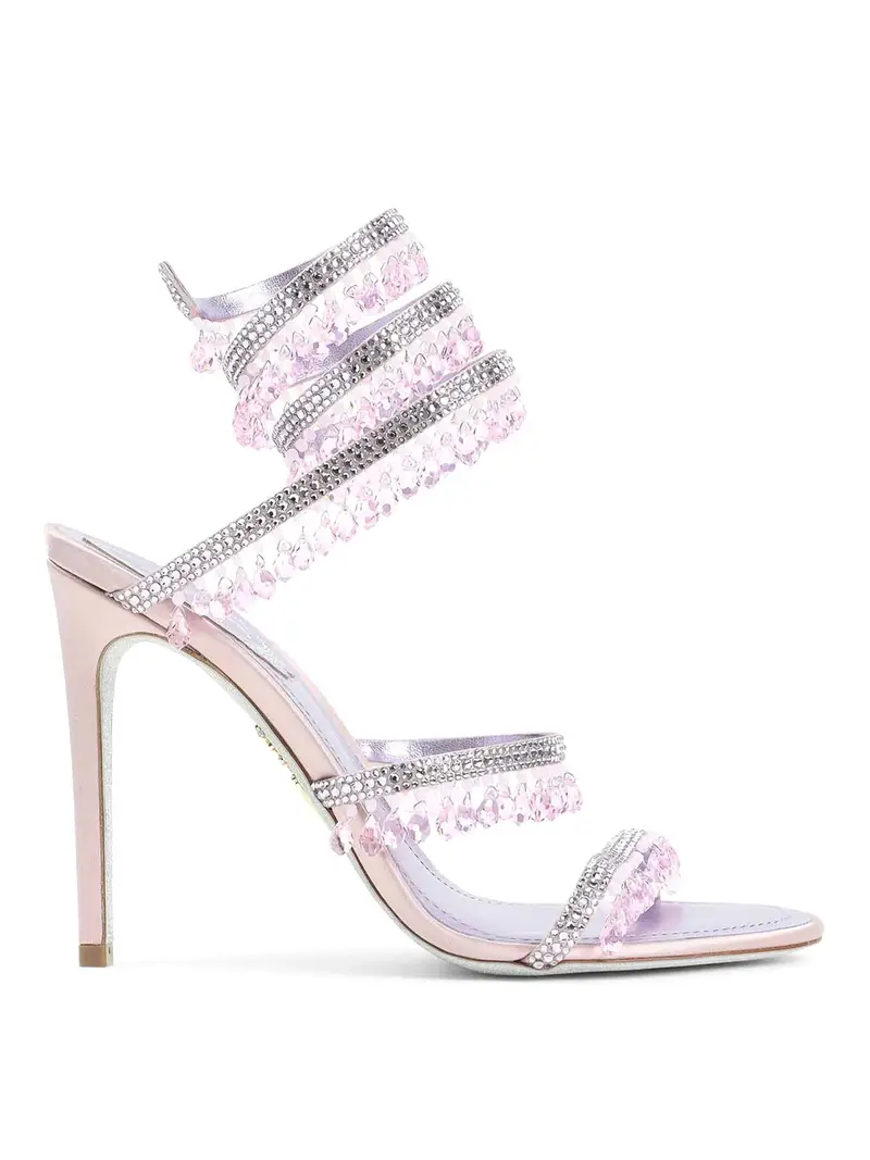 Sandali in pelle RenÃ© Caovilla Argento