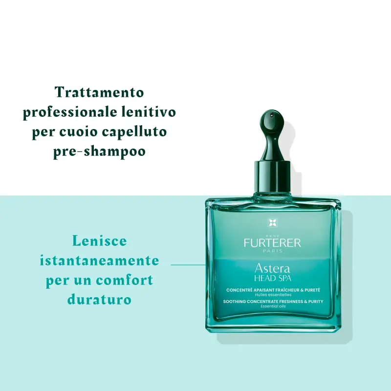Head Spa Astera Concentré Apaisant Fraîcheur & Pureté - Shampoo, Styling e trattamento capelli miniatura 3