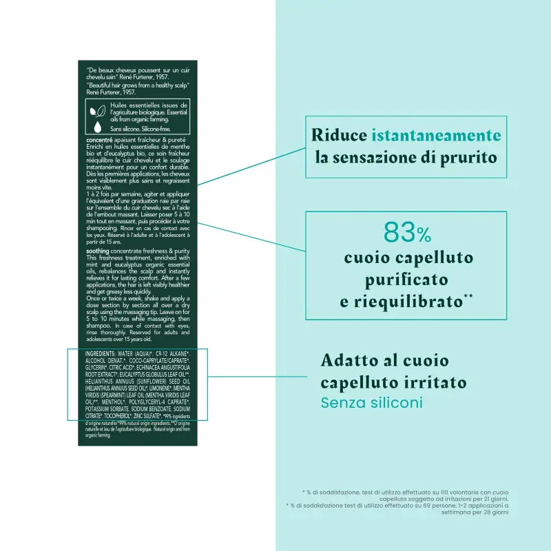 Head Spa Astera Concentré Apaisant Fraîcheur & Pureté - Shampoo, Styling e trattamento capelli miniatura 5