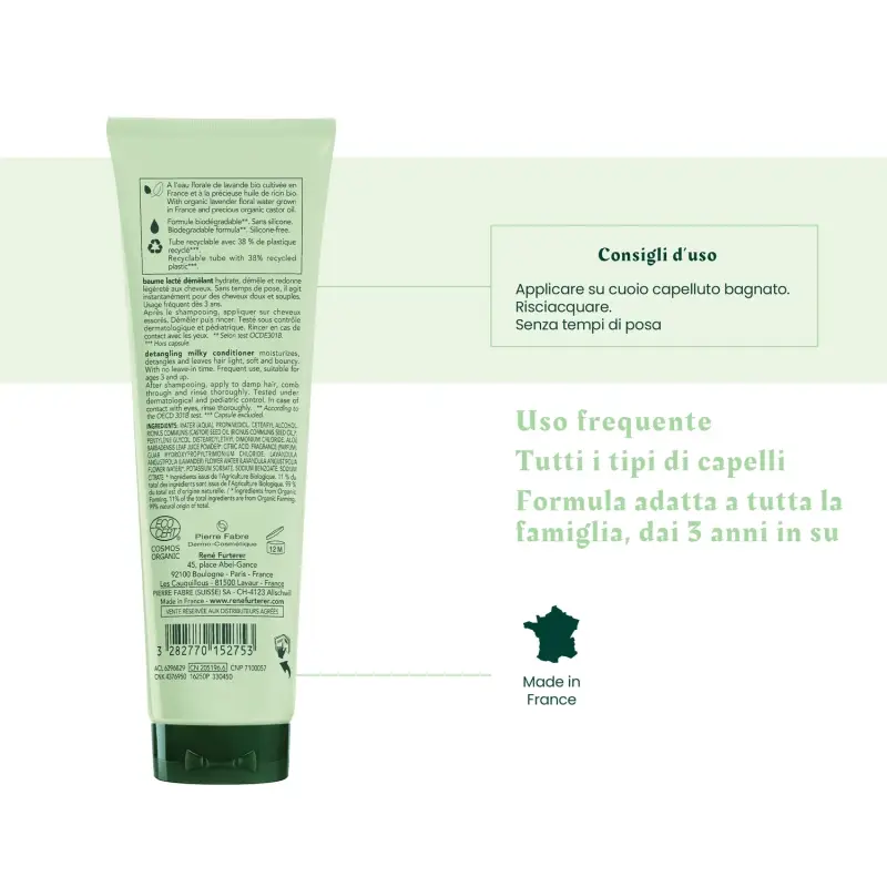 Naturia Baume Lacté Démêlante - Capelli normali miniatura 5