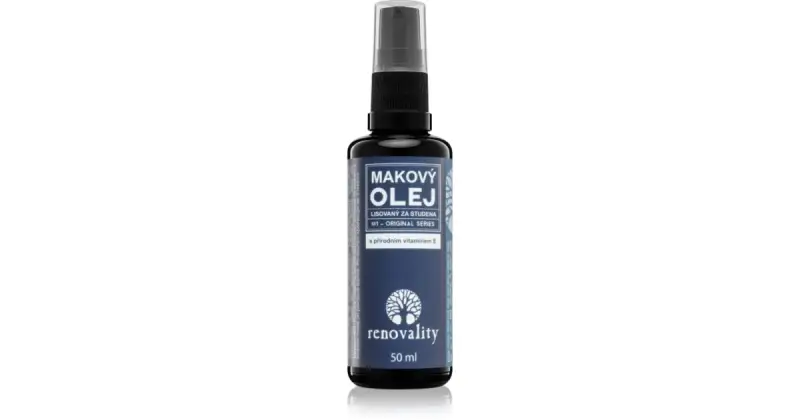 Original Series Olio di semi di papavero con vitamina E naturale olio viso per tutti i tipi di pelle 50 ml