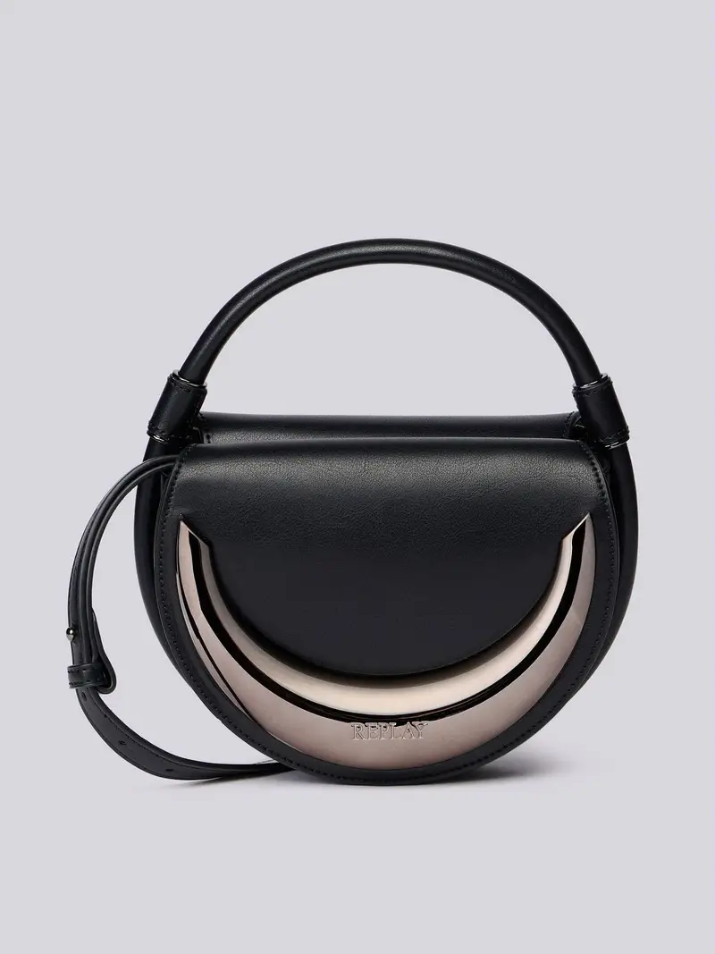 Borsa Con Mezzaluna Logata