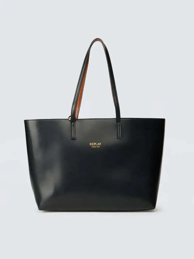 Borsa Reversibile Con Pochette Abbinata