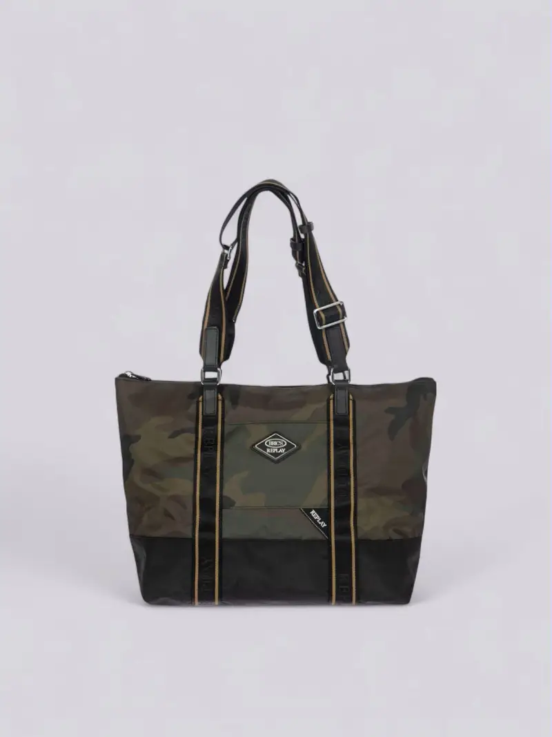 Bric's Replay Sportina Grande 3in1 In Tessuto Riciclato Verde