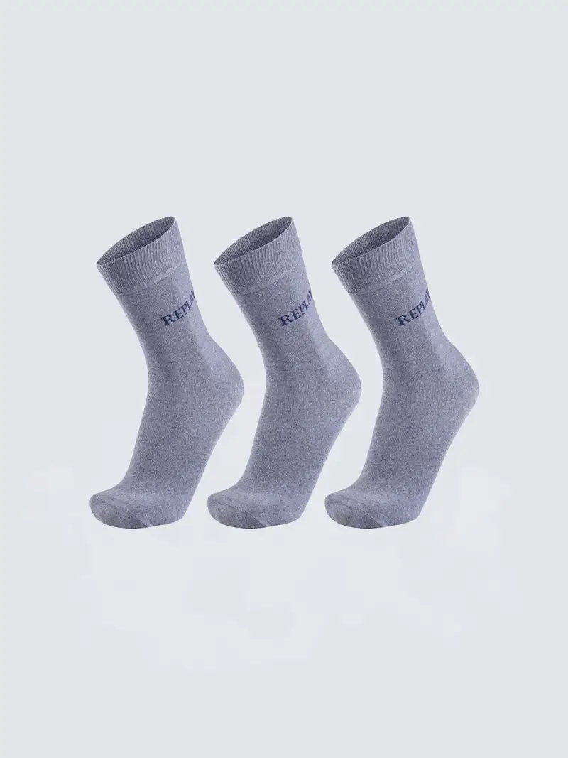 Calzini 3pack Casual Leg Blu Scuro