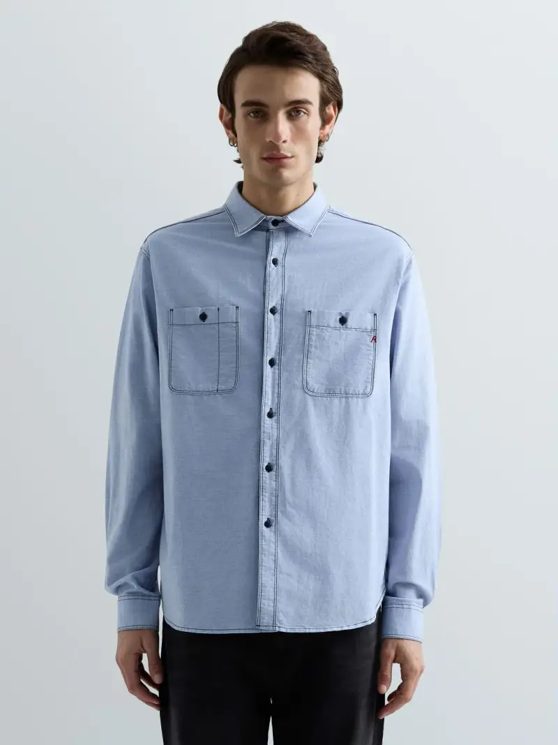 Replay Oxford Blu 4199707