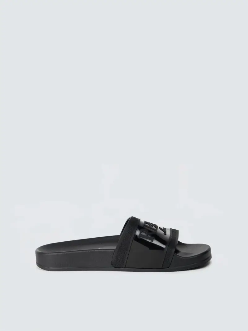 Ciabatte Logate Up W Sleek Nero