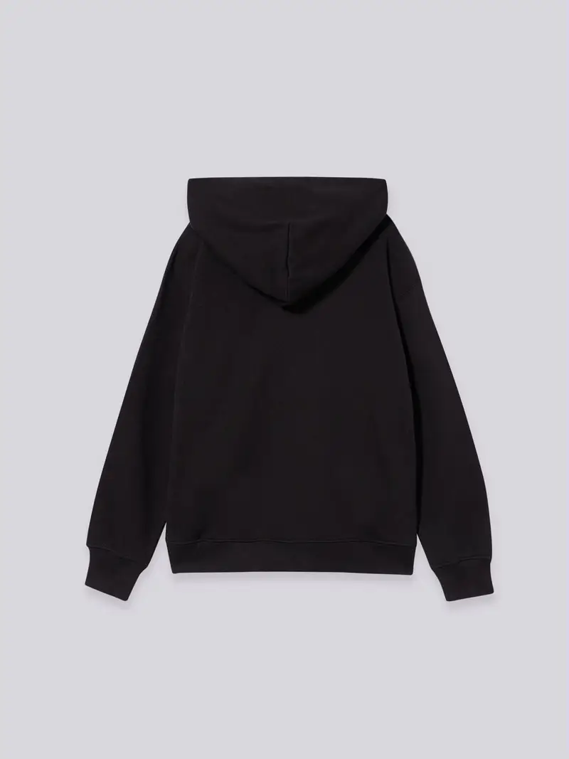 Felpa Con Cappuccio E Zip