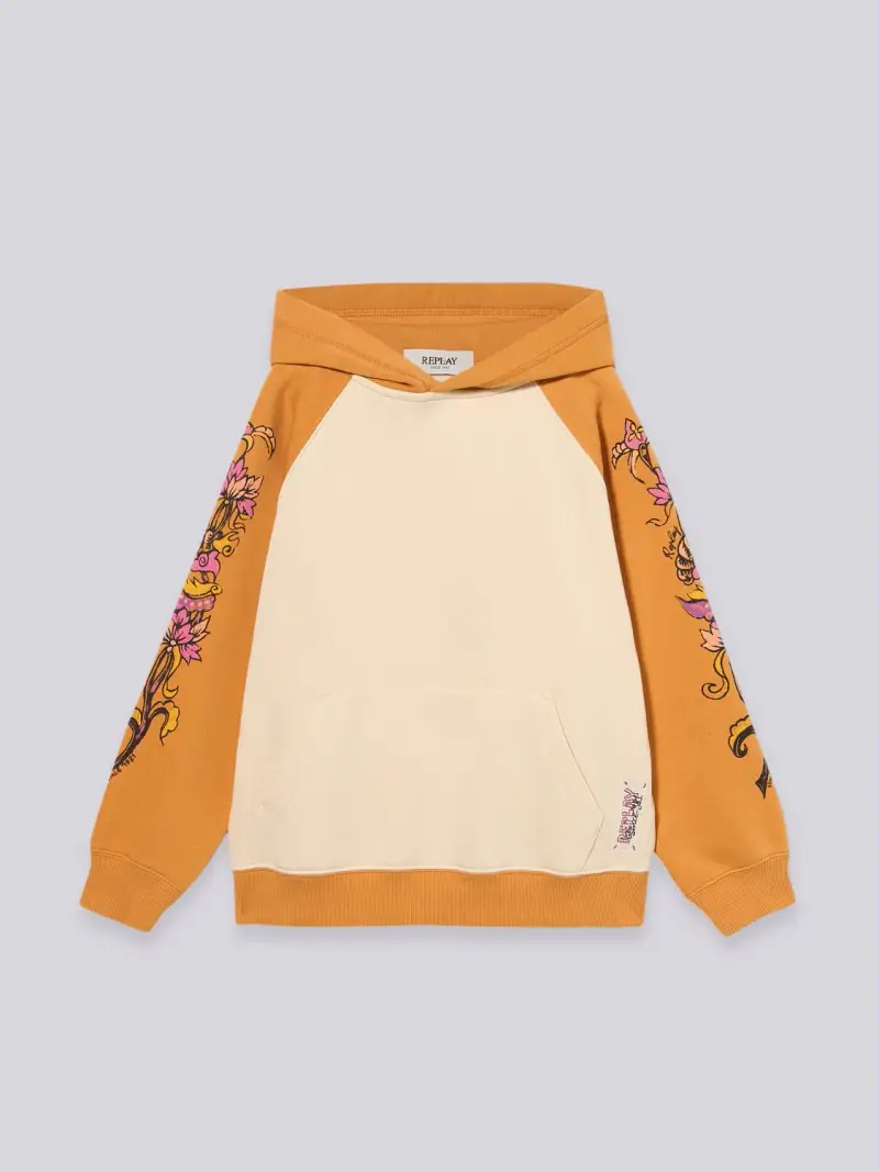 Felpa Con Stampa A Fiori