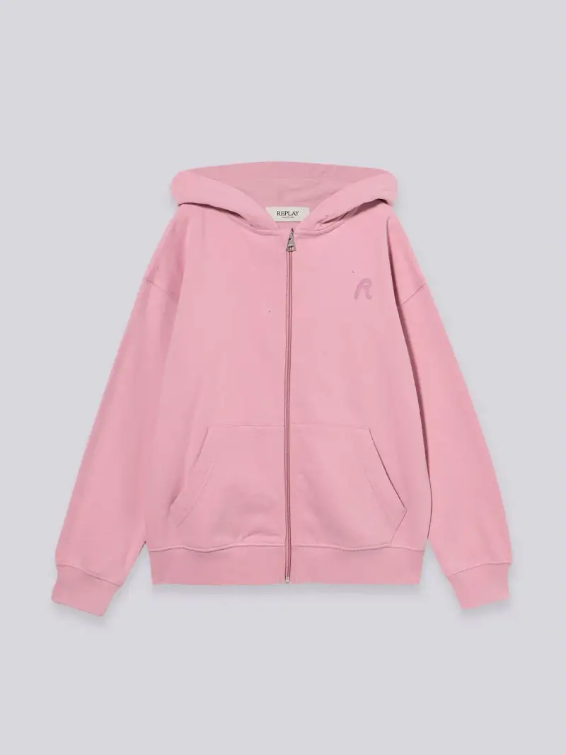 Felpa Full-zip Con Cappuccio