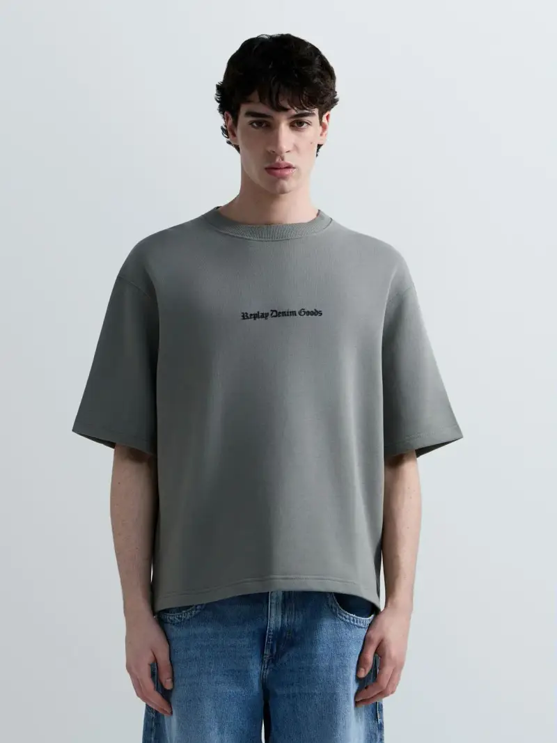 Felpa Girocollo A Manica Corta