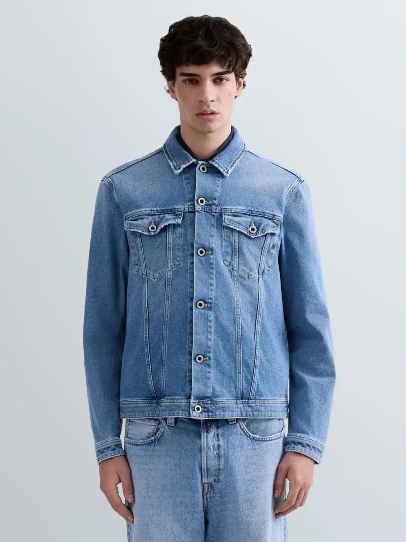 Giubbino Regular Fit In Denim