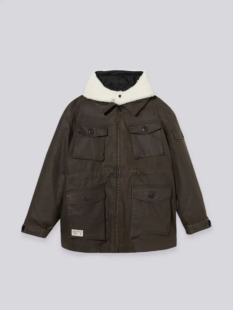 Giubbotto Imbottito Con Cappuccio