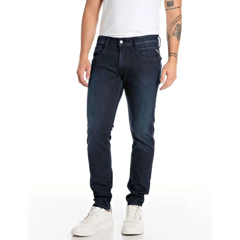 Jeans Anbass Blu Scuro Uomo 30