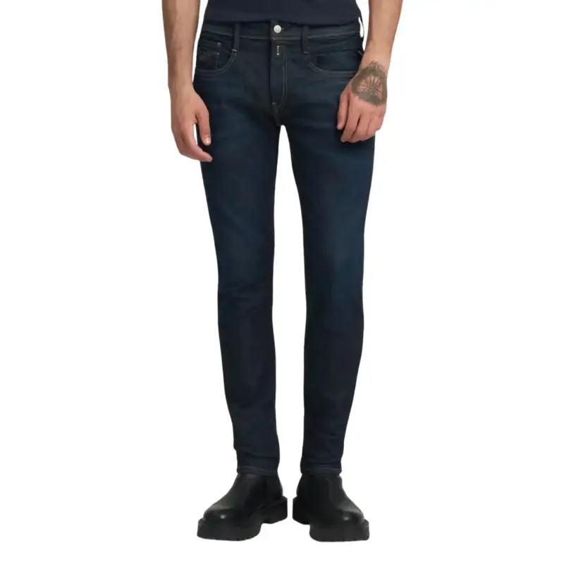 Jeans Uomo Blu | Slim Fit Cotone Elasticizzato - blue / W31_L32